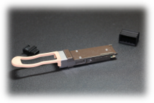 Finisar QSFP Optical Transceiver teardown Finisar QSFP Optical Transceiver teardown